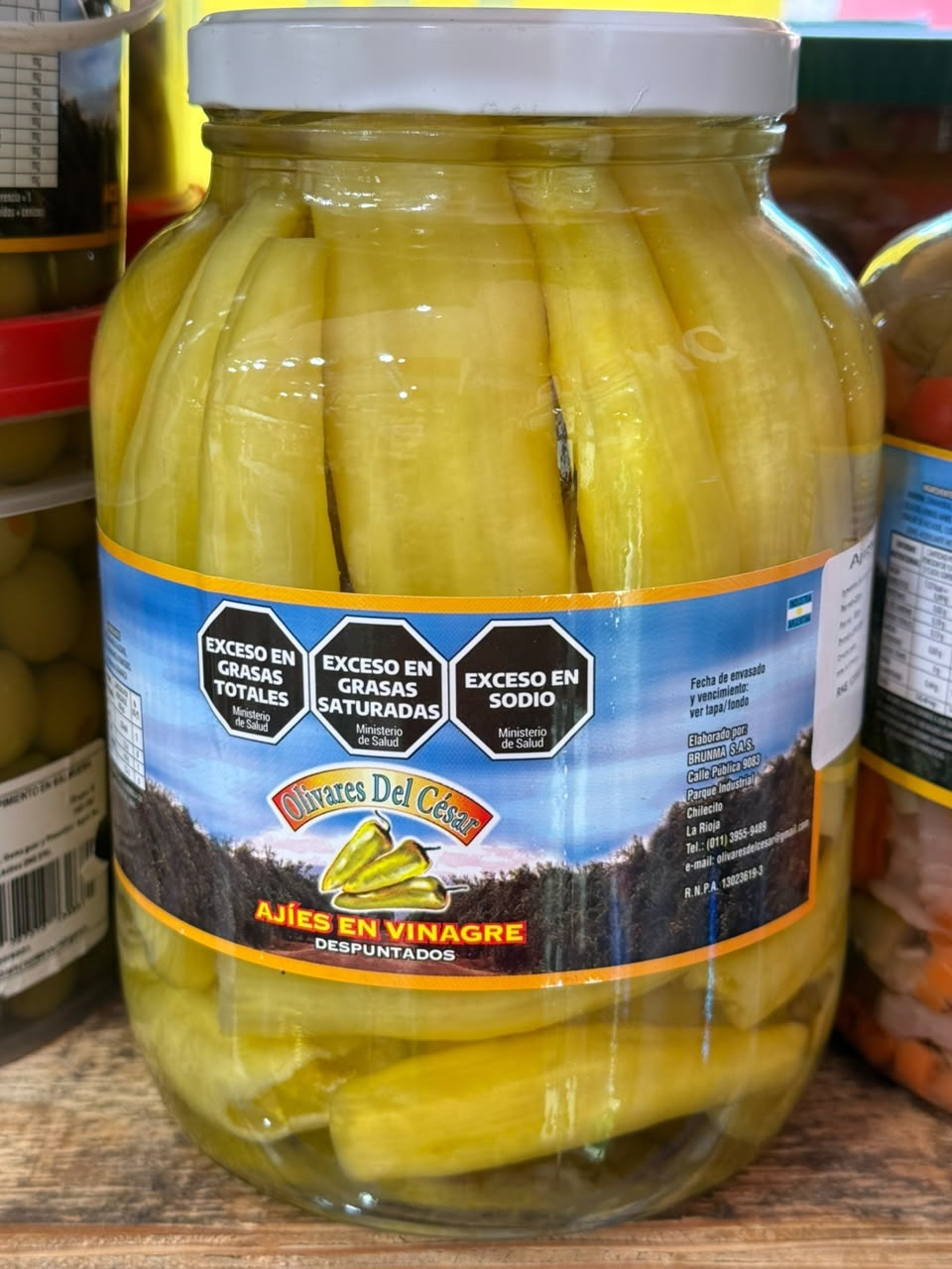 Ajies Vinagre x 2 kg - Olivares del Cesar